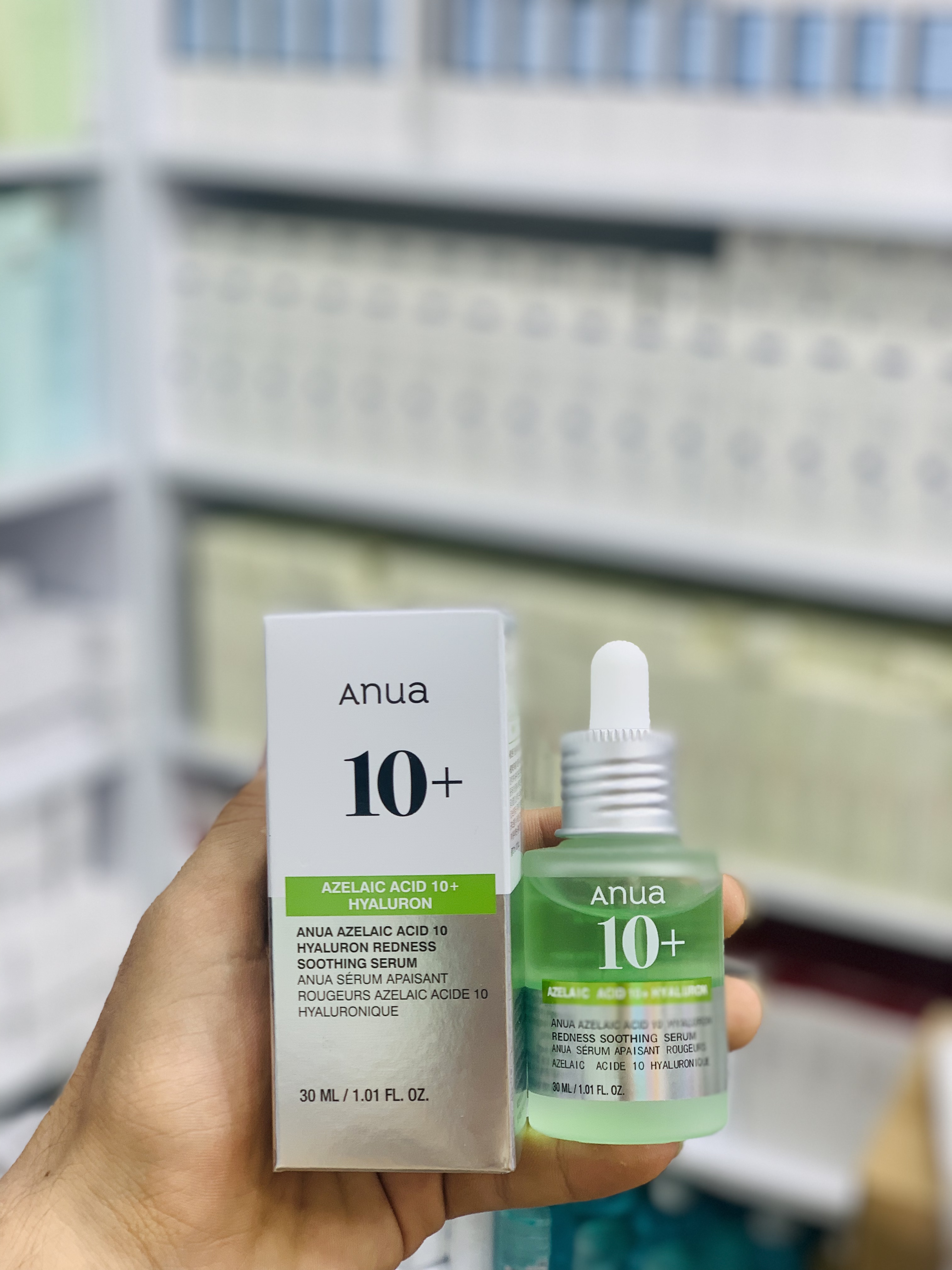 سرم تسکین دهنده آزلائیک اسید 10% و هیالورون آنوا / Anua