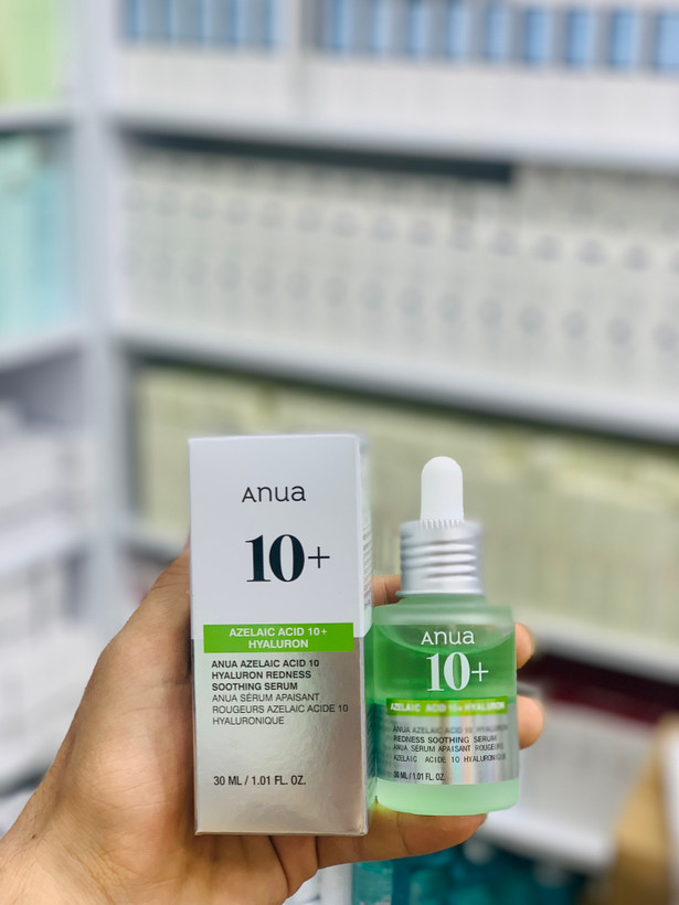 سرم تسکین دهنده آزلائیک اسید 10% و هیالورون آنوا / Anua