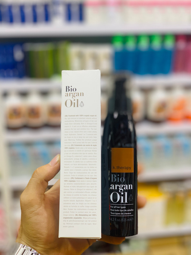 روغن مو آرگان لاکمه سری K.Therapy Bio Argan حجم 125 میل